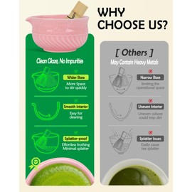 Matcha Tea Set (8, Pink)