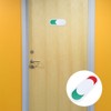 Operitacx Privacy Sign, Vacant Occupied Door Sign Wordless Version, Slider