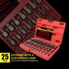 25 Pcs Screw Extractor Set, Easy Out Bolt Extractor Set,