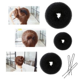 Hairstyle Aid Set with German Instructions - Simple Hairstyles for Everyone to Recreate - Hairstyle Aid Set for Long Hair with Lots of Accessories (Brown)