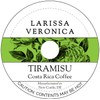 Tiramisu Costa Rica Coffee (Single Serve K-Cup Pods) (Gourmet, Naturally