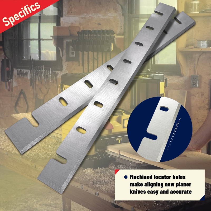 12-1/2-Inch Planer Blades Knives for DeWalt DW733 Planer DW7332 Replacement