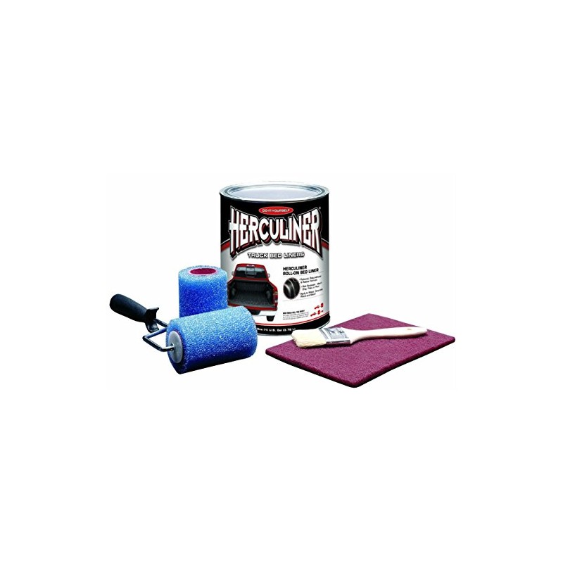 Herculiner Truck Bed Liner Kit For Pick-Up Truck Beds Blk