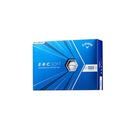 Callaway ERC SOFT 2021 Triple Track Golf Balls, 1 Dozen (12 Balls), 3-Piece Structure, White