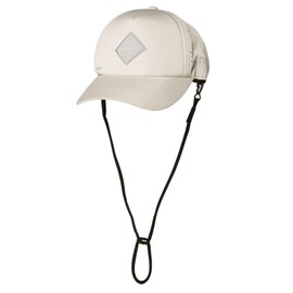 Tabarua TM1018 LASER MESH CAP Laser Cut Mesh UV Cap Unisex Surf Cap (JP, Number Size, 23.2 inches (59.0 cm), 24.0 inches (61.0 cm), CORAL WHITE)