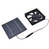 Solar Powered Exhaust Fan 10W Single Fan Waterproof Solar Panel