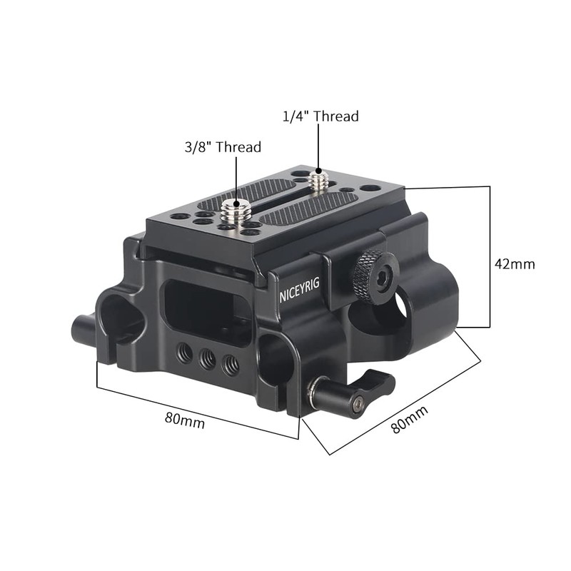 NICEYRIG Quick Release Plate for Manfrotto 577 501 500 701