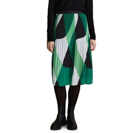 Street One Women's Pleated Midi Skirt, Fresh Spring Green