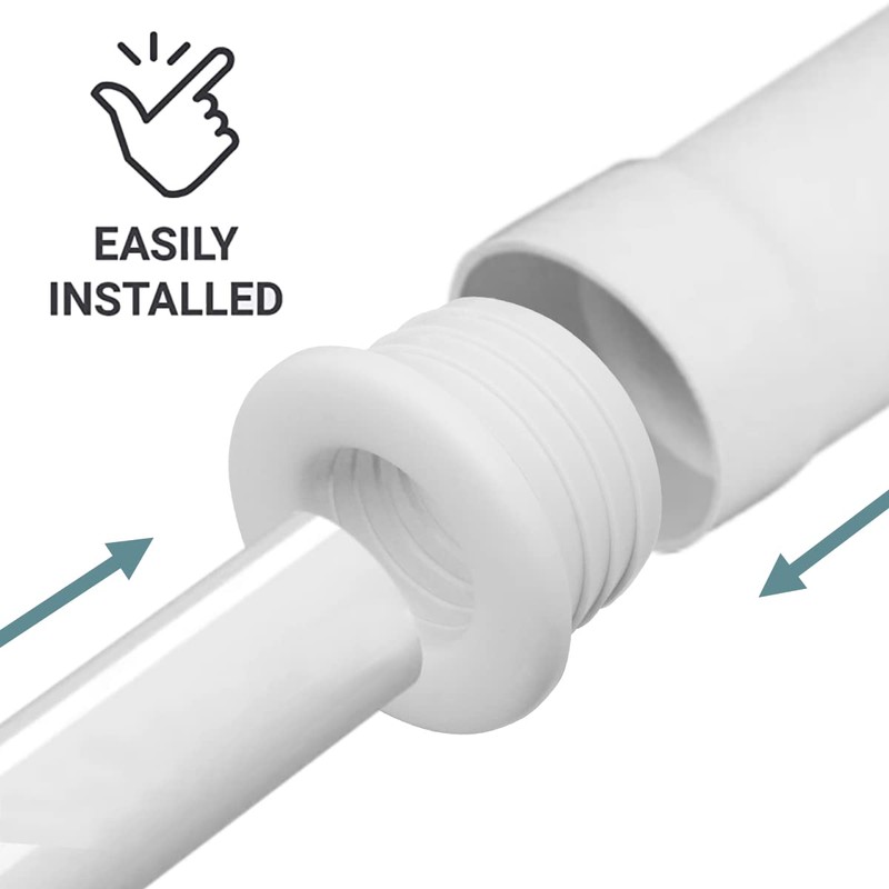 SKIR'CO (2 pcs) White 56 x 32 mm Rubber Sleeve