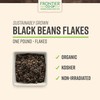 Frontier Co-op Organic Black Beans Flakes 1lb - For Black