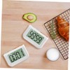 LABRIMP 2pcs Digital Kitchen Timer with Magnetic Back Volume Alarm