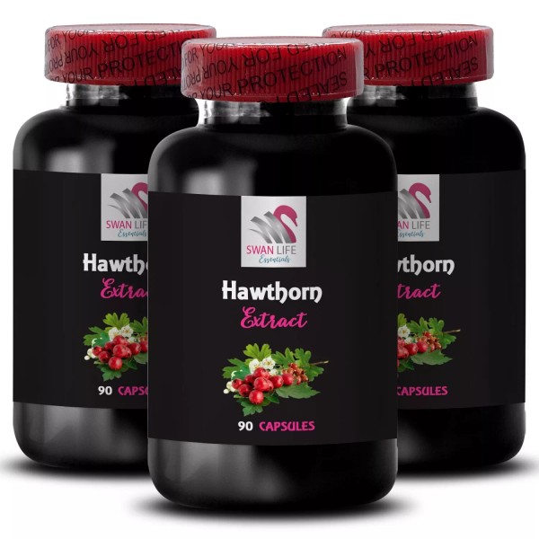 SWAN LIFE ESSENTIALS Wellness Capsules - HAWTHORN EXTRACT - Pure