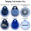 Keysy Key Fob Holder for Watch Band RFID (Clear)