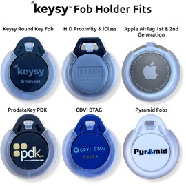 Keysy Key Fob Holder for Watch Band RFID (Clear)