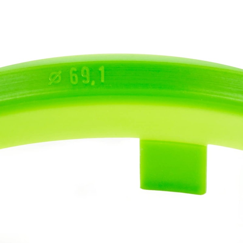 LST 4 x Centring Rings Distance Rings Light Green for