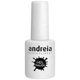 Andreia Professional Semi-Permanenter Nagelgel-Lack für UV/LED-Lampe - Intensiver Glanz und 4 Wochen haltbare French Manicure Nagelgel-Lackierung - Farbe 218 Weiß - Schattierungen von Clear - 10.5 ml