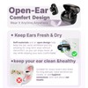 Hmusic A24 TWS AI ENC Clip-on Earbuds, Open Ear Bluetooth