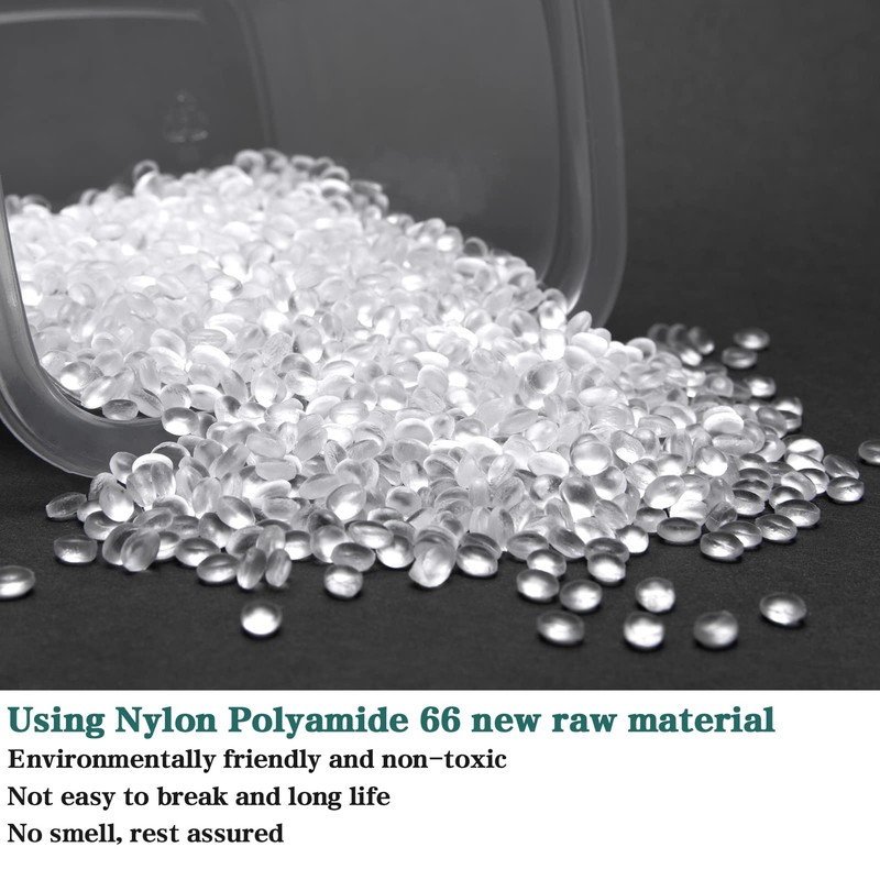 Pasow Beaded Cable Tie Wrap Releasable Reusable Zip Ties Adjustable