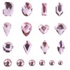 HOINCO 3120 Light Pink Diamond Rhinestones, Crystal AB Flat Bottom