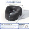 Pakanana Face Down Pillow and Massage Headrest for Bed, 3-Air-Hole