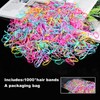 Rubber Bands 1000Pcs Colour Small Rubber Elastic Bands Natural Soft