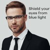 JOSCHOO 3 Pack Oprah Style Reading Glasses Blue Light Blocking