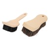 Car Wheel Tire Cleaning Brush Horsehair Interior Exterior for Leather