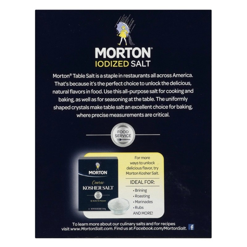 Morton Iodized Table Salt - 4lb.