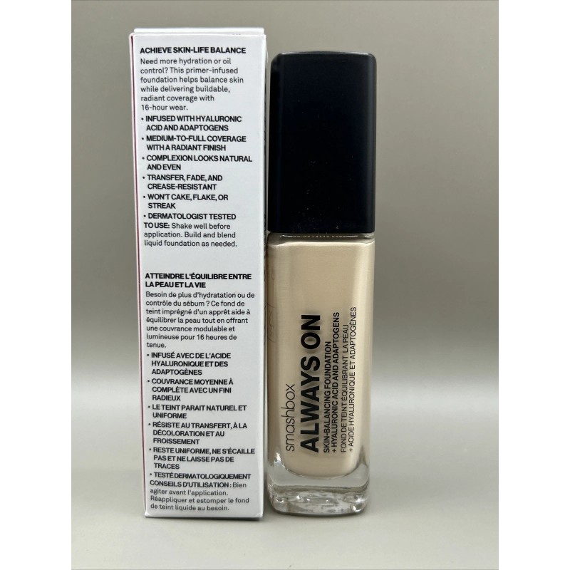 Base equilibradora de piel Smashbox Always On 16 horas F10-W