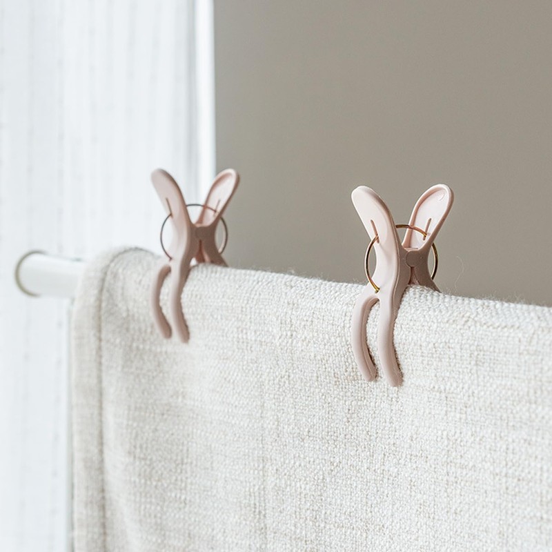 12PCS Beach Towel Clips, Towel Clips for Beach Chairs, Lounge