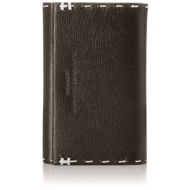 Catherine Hamnet London Coin Purse, Color Tailored 2, Made with High Quality Domestic Antiqued Kip Leather (Cow Leather), 3-Way Key, Path, Coin Case, Black