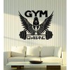 Vinyl Wall Decal Spartans Gym Barbell Wings Helmet Sport Stickers