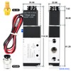 TAILONZ PNEUMATIC 1/4" BSP Solenoid Valve 110V Single Coil Pilot-Operated