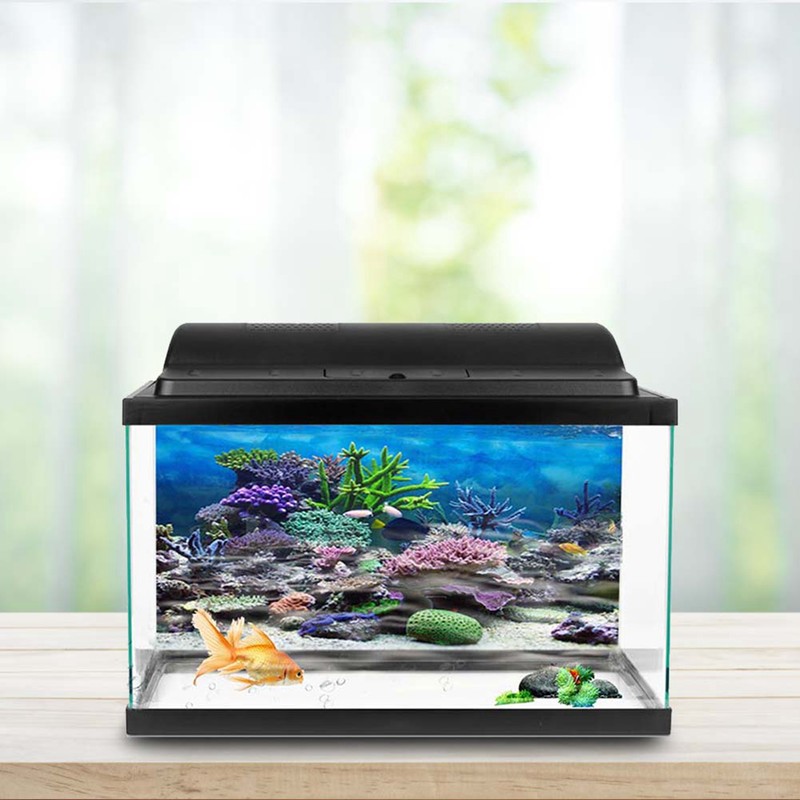 PVC Adhesive Underwater Coral Aquarium Fish Tank Background Poster Backdrop