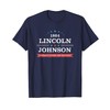 Lincoln, Johnson Funny Presidential Campaign 1864 Shirt T-Shirt