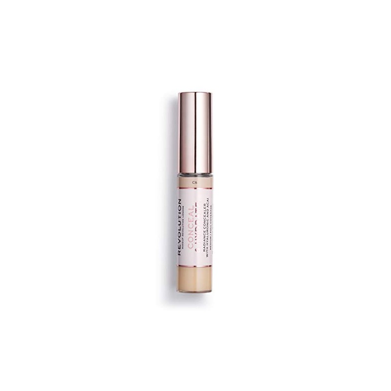 Makeup Revolution Corrector para ocultar e hidratar, cobertura completa y
