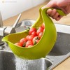 2 Pack Kitchen Colander Strainer Set, Multi-Functional Kitchen Strainers with