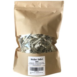 Farbenwald - Weißer Salbei, 70g lose Blätter zum Räuchern, aus Kalifornien, Smudge Sticks, Salvia Apiana