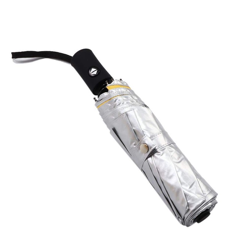 Atyhao Parasol Folding Waterproof Umbrella Portable 3 Folding Automatic Parasols