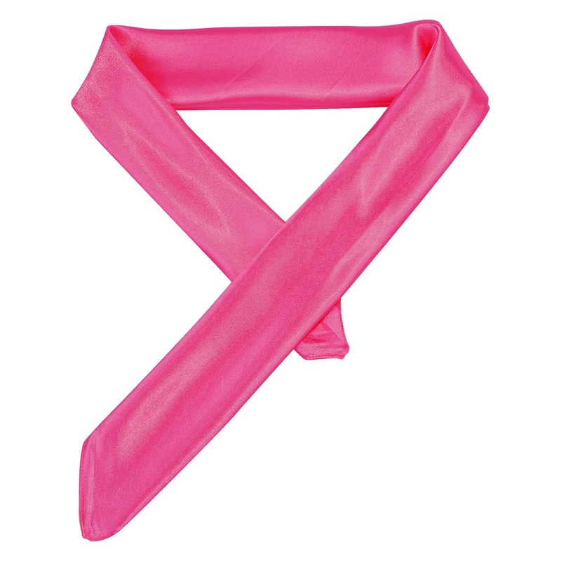 SATINIOR Chiffon Scarf Square Neck Scarf Handkerchief Retro Satin Ribbon