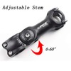 MTB Stem 31.8 90mm 0-60 Degree Adjustable Bike Stem Wake