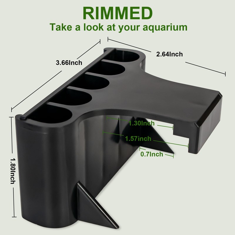 2 PCS Aquarium Plant Holder Top Hanging Fish Tank Plant