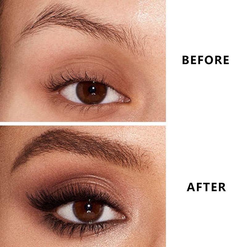 Acavado Peine de pestañas plegable, cepillo de pestañas para cejas,