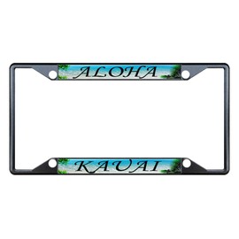 Fastasticdeals Kauai Flag License Plate Frame Tag Holder Cover