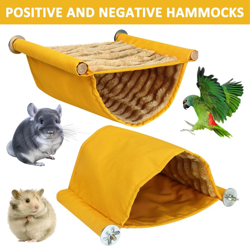 Warm Hamster Hammock House Mouse Rat Hanging Swing Bed Guinea