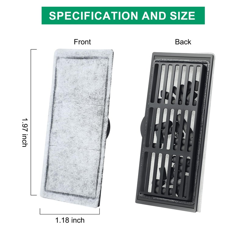 RunDuck Turtle Tank 6 Pack Filter Cartridges Filter Replacement