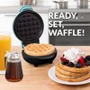 Nostalgia MyMini Personal Electric Waffle Maker, 5-Inch Cooking Surface, Hash