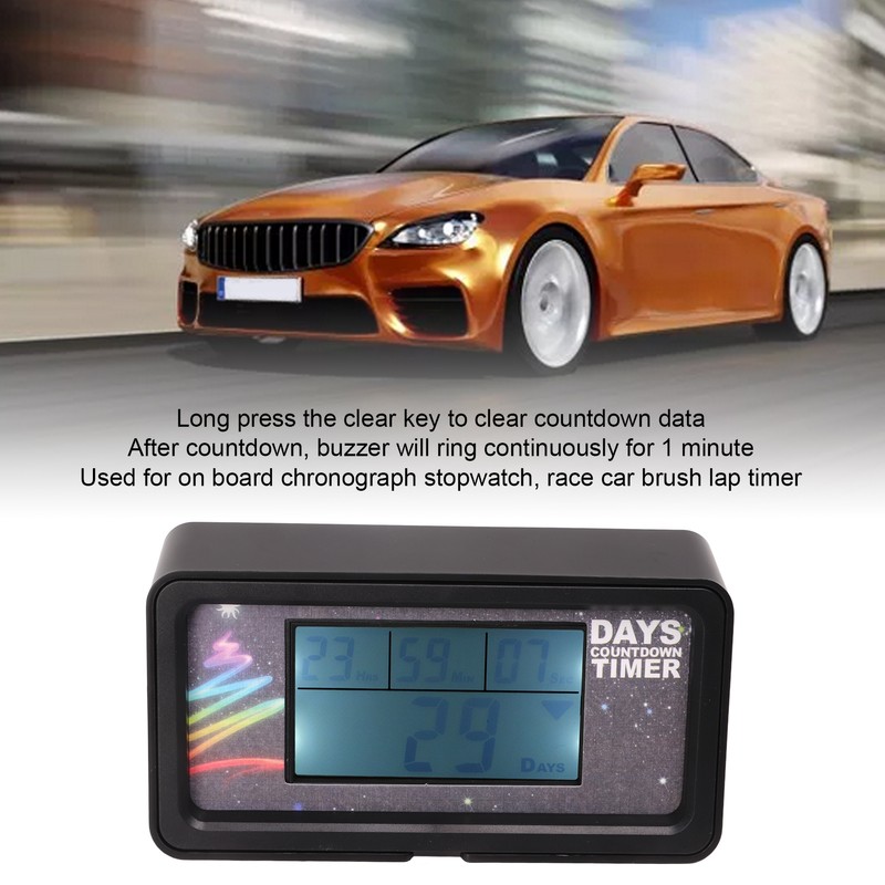 Days Countdown Timer Clock Hours Minutes Seconds Digital LCD Display