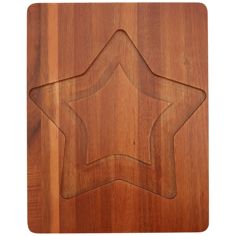Lenox Star Cracker and Cheese Board, Brown