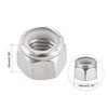 TA-VIGOR 10Pcs 1/2-13UNC Nylon Hex Lock Nuts, 304 Stainless Steel